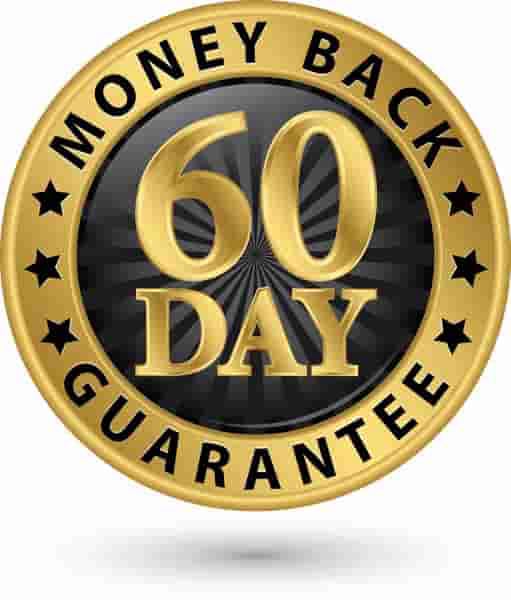 Flash Burn 60-day money-back guarantee badge