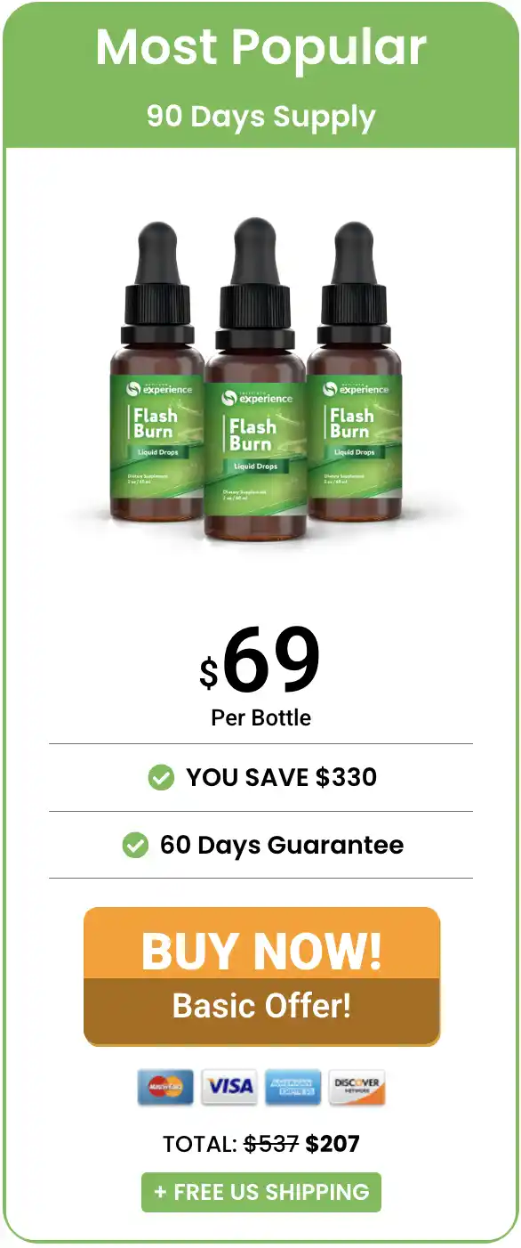 Flash Burn three bottle pack